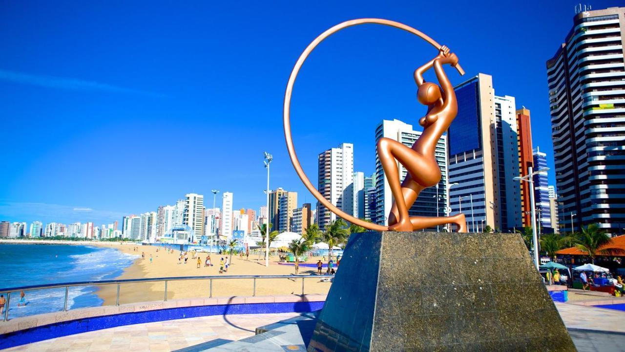 Apto 2Q Atlantic Ocean Beira Mar Fortaleza  Exteriör bild